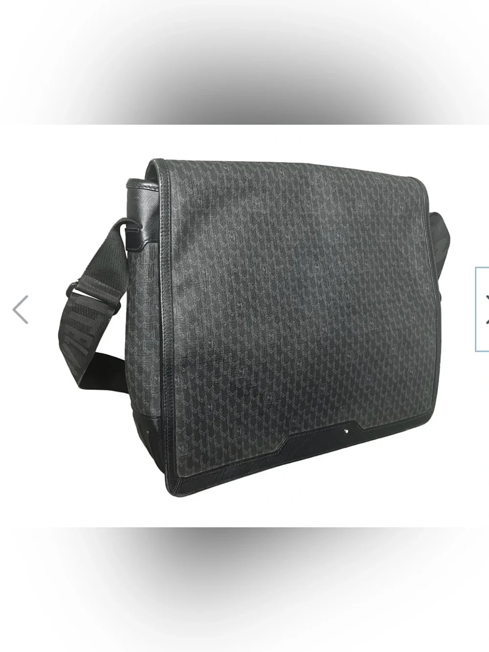 Montblanc night flight Messenger Bag Black